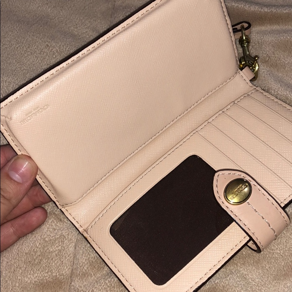 Coach phone and wallet wristlet